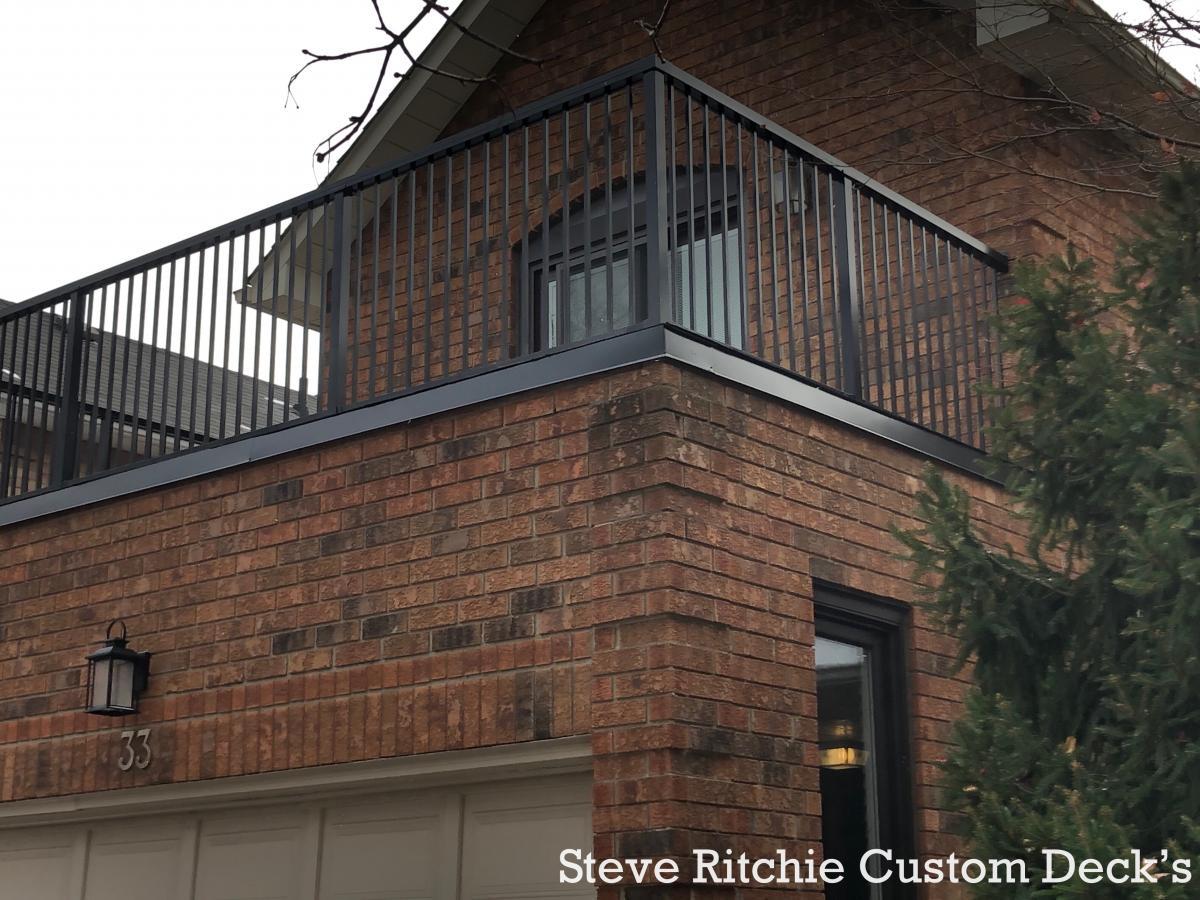Exterior railings project from the existing Ritchie Decks gallery